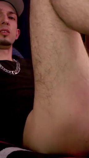 Ball weight, dildo fuck and fat plug in ass