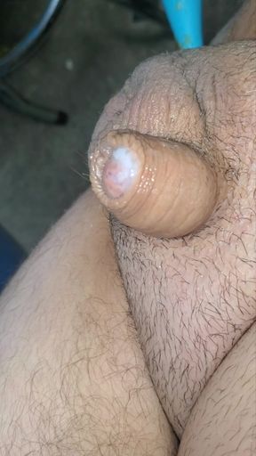 Hands-free prostate orgasm and tasting