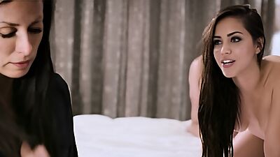 PURE TABOO Upset MILF Reagan Foxx Caught Mean Stepbae Alina Lopez Getting Fucked By Her Stepdad