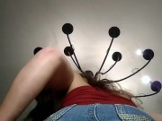 Tgirl POV flashing and face sitting teaser