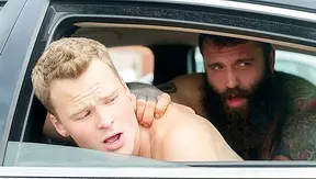 Markus Kage and Brent North Heat Up the Backseat in a Wild Bang Session