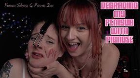 Degrading My Femsub With Pignose