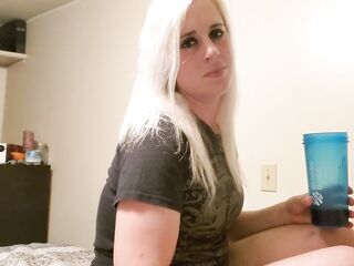 Hot MILF seducing step son for hawt joi blowjob-job-job