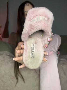 Dirty slipper humiliation