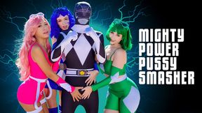 Mighty Power Pussy Smashers by BFFs feat. Bianca Bangs, Khloe Kingsley &amp; Laney Grey - TeamSkeet