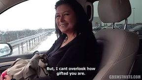 Busty Czech Housewife Takes Anal in Parking Lot