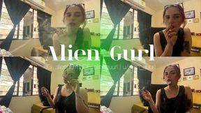 Trying Black and Mild for the 1st time (it was so good) | Alien Girl