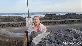 Young guy fucks a hot sportswoman. Outdoor sex