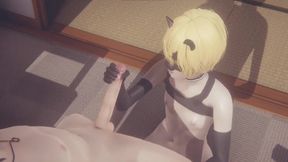 Cat Femboy Gets Destroyed in Raw Bareback Handjob & Creamy Load