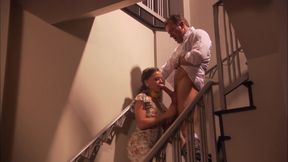 Wife gets downstairs to find a big hardcore sex surprise