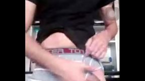 Enjoying Every Inch of 22cm Cock in Amateur Gay Action