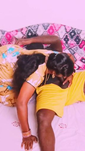 Indian Big boobs big ass aunty fucking daughter's hubby Telugu dirty talks.   Clip 1