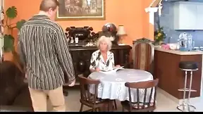 Filming Retro Style This Hot Granny Gets Fucked Hard Against The Old Couch