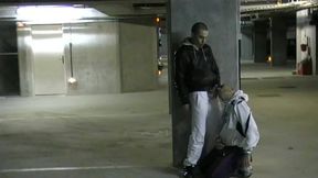 baise dans un parking par une racaille de citeabuse dans un parking public ...