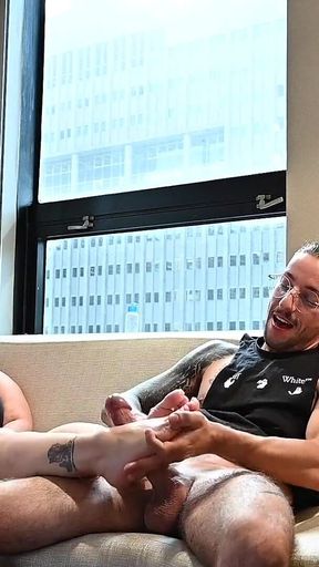 Birthday Blowjob &n Footjob