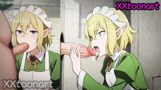 Danmachi Anime porn art - Basement Ryuu Lion (リュー・リオン) oral