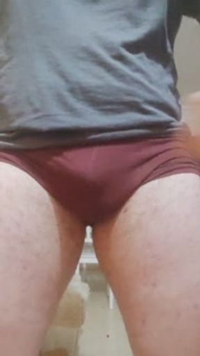 Self ballbusting gay