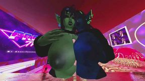 POV: Thick Twin Goblins With Huge Breasts Give You An Amazing Tittyfuck With Their Chubby Bellies Rubbing Against Your Cock