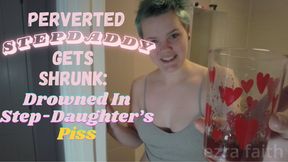 Showering Shrunken StepDaddy In My Piss with a Shrinking Potion! HD mp4