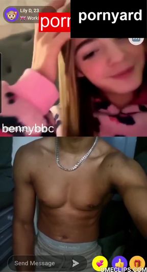Amateur teen reacts to homemade porn scene