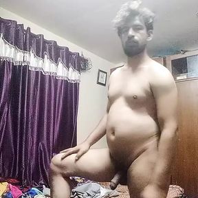 Asian boy masturbating