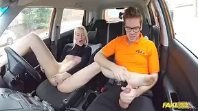 Tall Blonde, Lexi Lou And Ryan Ryder - Tall British Blonde Gets Creampied In Her Tight Pussy