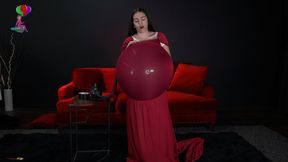 Hailey's First Balloon Stuffing 4K (3840x2160)