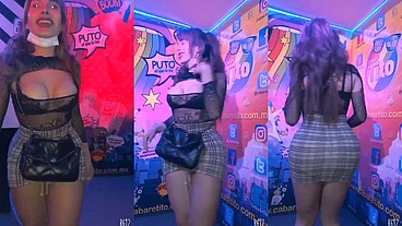 SIEMPRE ME GUSTA SALIR DE FIESTA PORQUE ME EXCITA GRABARME EN PUBLICO