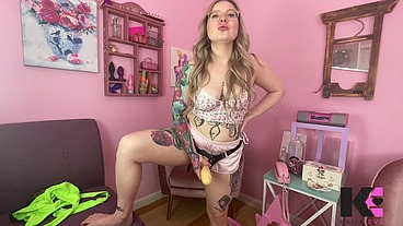Dressed Up In Gloss to Suck My Cock