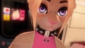 Futa Bunny Chokes Train Cum Gush One Stop Destroyed