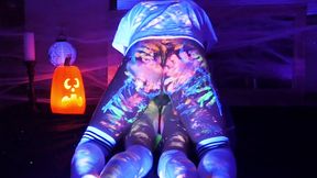 Femboys Messy Halloween Flip Fuck With Glow Paint