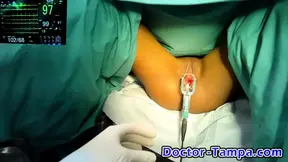 Medical examination turns into a magical gyno scene for Solana