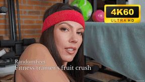 Fitness trainer's fruit crush