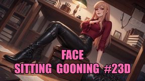 Face Sitting Gooning #23D: Crushed Under Goddess Weight (Animated, Music, Text)