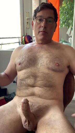 Verbal Fully Naked Bating Jerking off, Edging, Standup Cumshot.