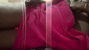 Busty BBW Teasing and Moaning in Bed