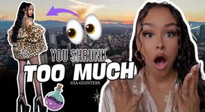 EP: 2 YOU SHRUNK TOO MUCH (Shrink & Surrender Series) 6ft Giantess Size Comparison & Sole Domination POV