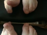 Mirror fun with my feet