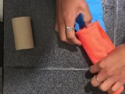 Tutorial como hacer una vagina virgen/ how to make a homemade pussy