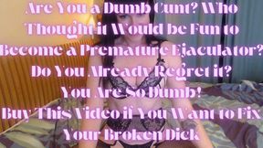 Premature Ejaculator Training REVERSAL!