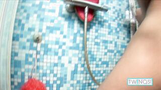 Adorable Ezra M Slow Paw And Shoots Red-hot Fountain On Plane Stomach!