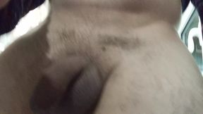 Naked in the bathroom