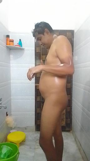 Ass fingered in bathroom.