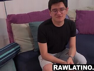 Bottom Gabo devours Andreas cock then rides POV