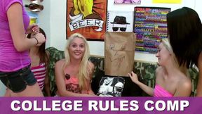 COLLEGE RULES - Collection Of Teen Sluts Fucking Frat Boys In The Dorms