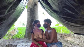 FOREST Cabin Hardcore Sex With My Travel Companion with mommy sex