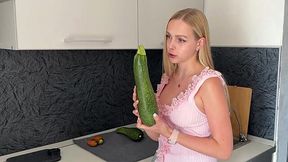 Horny Russian blonde with nice boobs and ass asks her stepson for a quick fuck