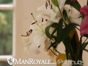HD - ManRoyale Hardcore yoga session for two big dick hunk