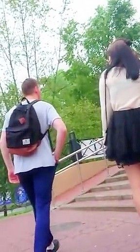 Upskirt at the street 15