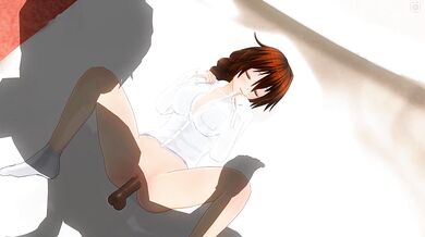 Redhead Caught In 3D Hentai Missionary